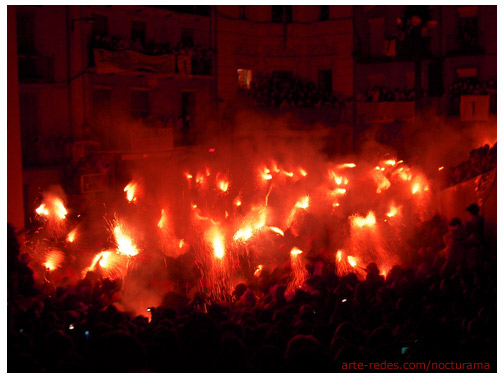 Celebración de La Patum. Berga - comarca del Berguedà