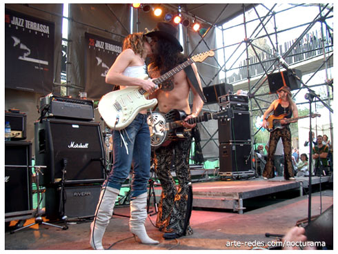 Eric Sardinas y Ana Popovic - Pícnic Jazz Vallparadís - Terrassa 2006