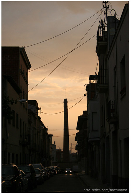 Anochece en Terrassa - Barcelona