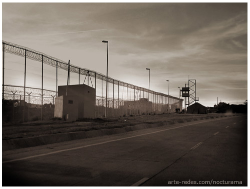 La valla de Melilla - Nocturama Fotoblog