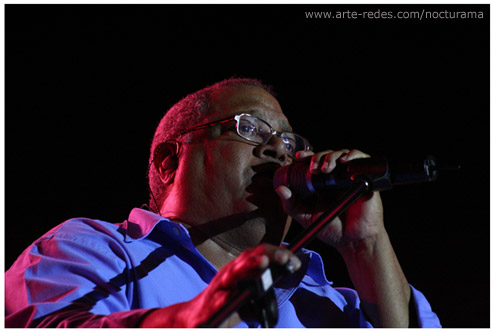 Pablo Milanés en concert, a la plaça Nova. Fiesta Mayor de Terrassa, Barcelona.