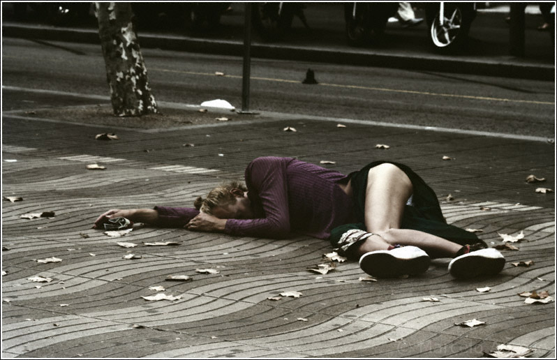 Tristeza - Rambla de Barcelona - Catalunya