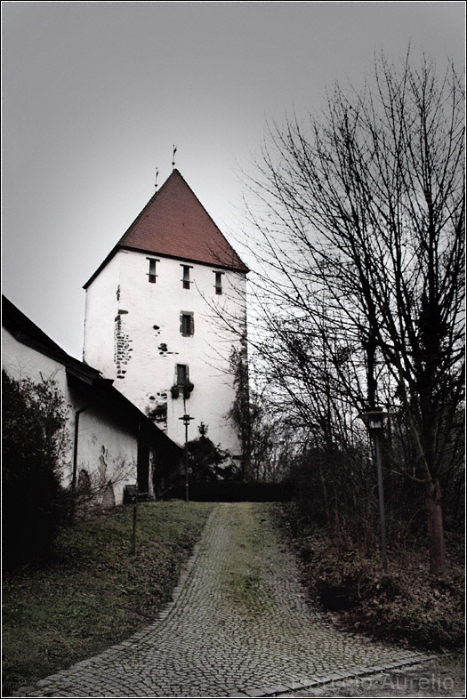 Castillo (Schloss) Neuburg a 20 km. de Passau, Baja Baviera, Alemania.