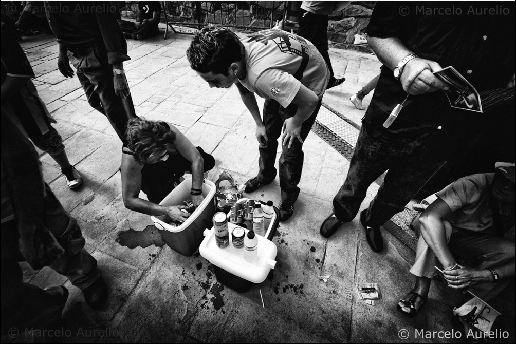 La vendedora de bebidas. Barcelona