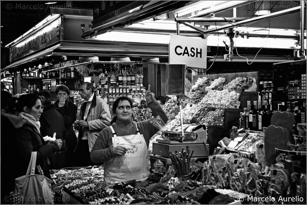 Cash - Mercat de la Boqueria - Barcelona