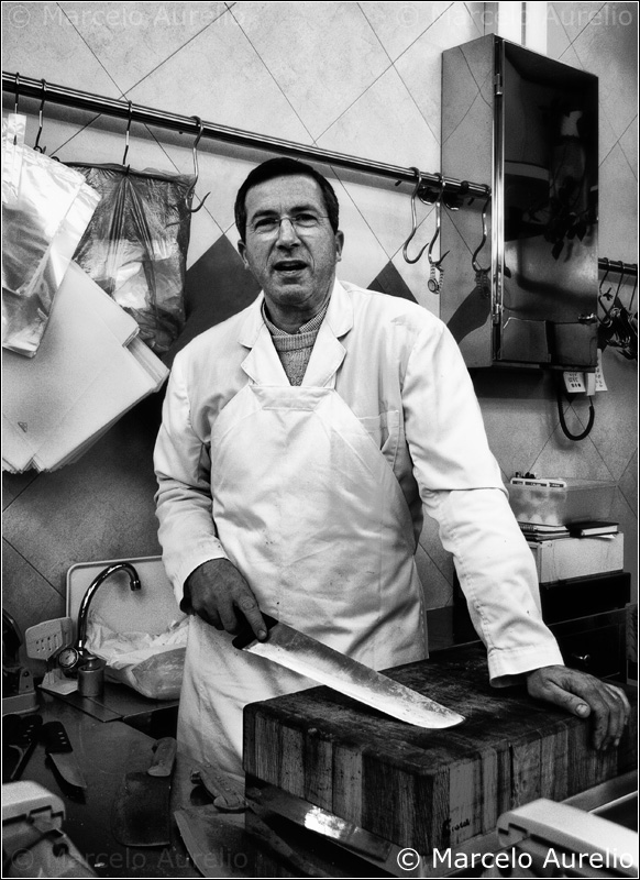 Josep de Masrampinyo - Carnicero del Mercat de la Boqueria - Barcelona