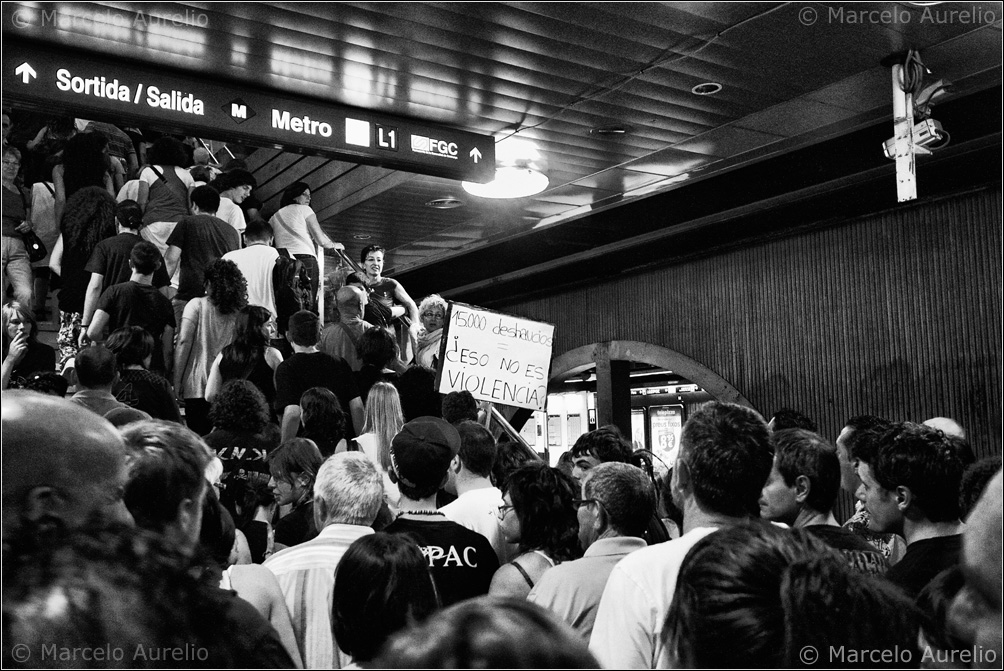 Indignados – Manifestación 19J – Barcelona