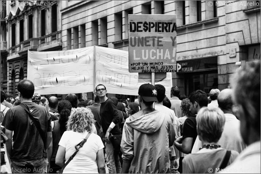 Indignados – Manifestación 19J – Barcelona