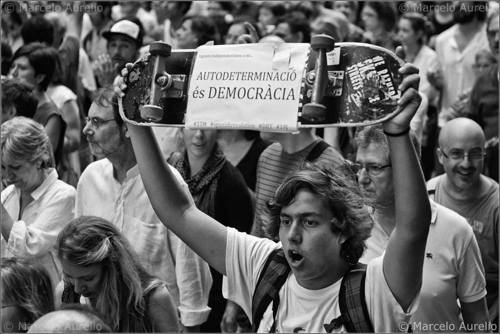 Indignados – Manifestación 19J – Barcelona