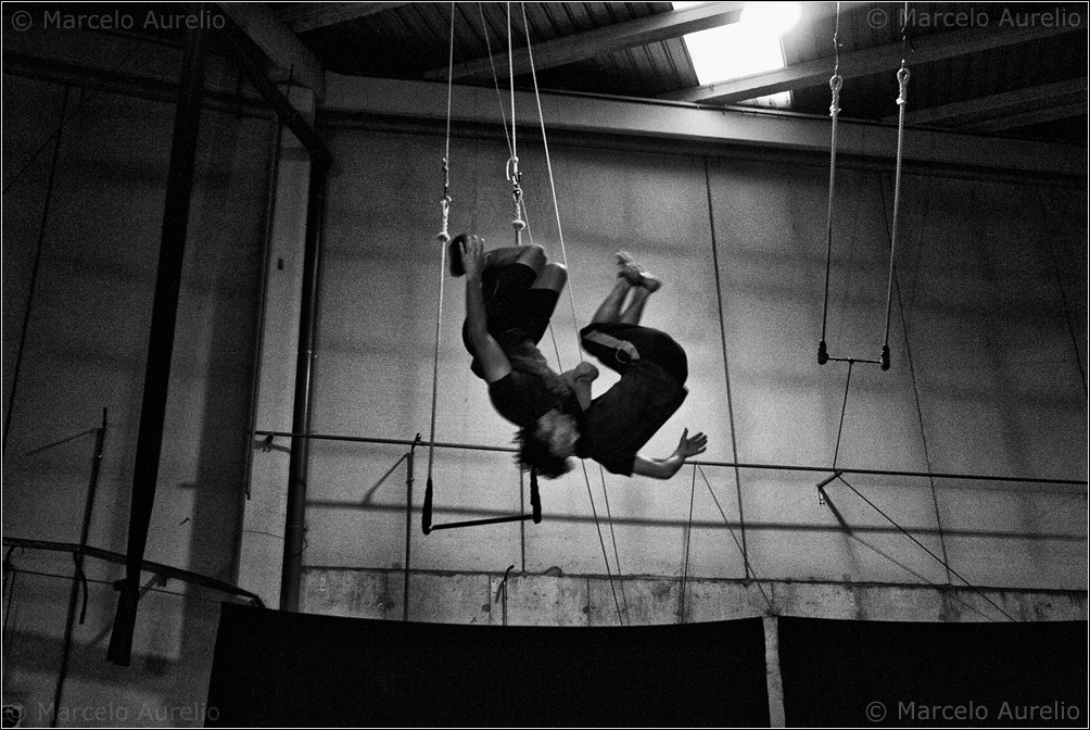 Ensayando para el 5to. Gran Cabaret de Circo en La Fabrik 2 – Rubí – Barcelona