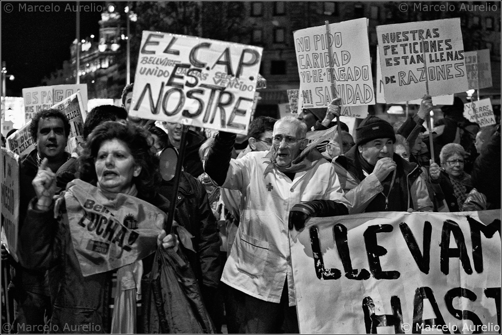 El CAP és nostre - Vecinos de Bellvitge en contra del cierre del CAP de Rambla Marina - Barcelona