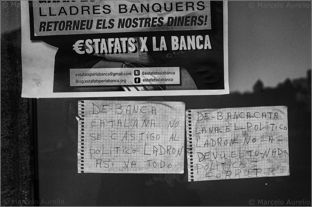 €stafats x la banca - Estafados por la banca. Barcelona, 2013