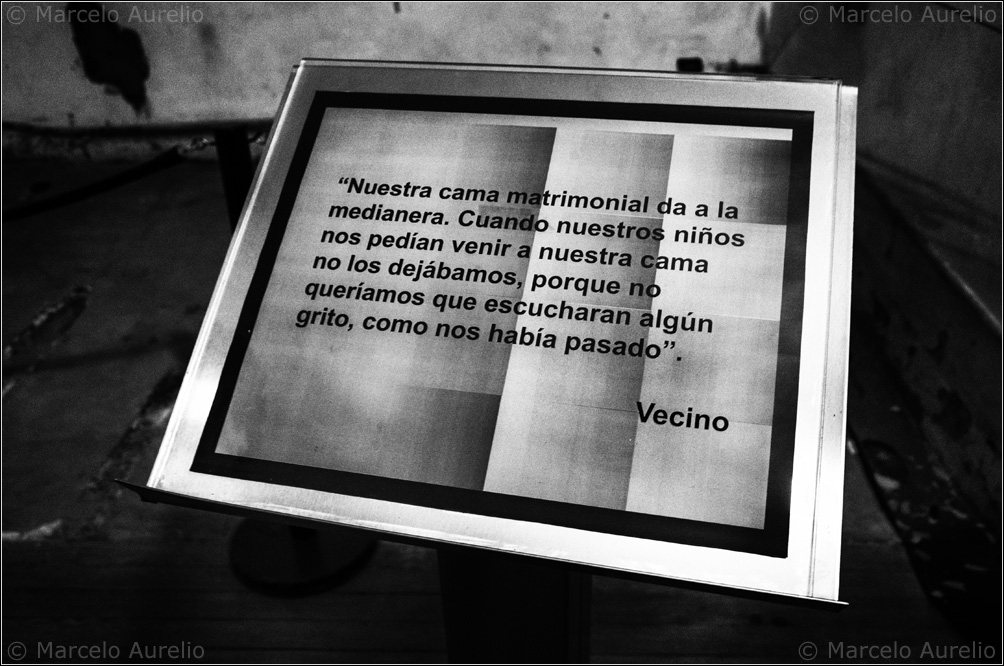 Ex-Centro Clandestino de Detención, Tortura y Exterminio Virrey Cevallos. Buenos Aires, 2013.  © Marcelo Aurelio
