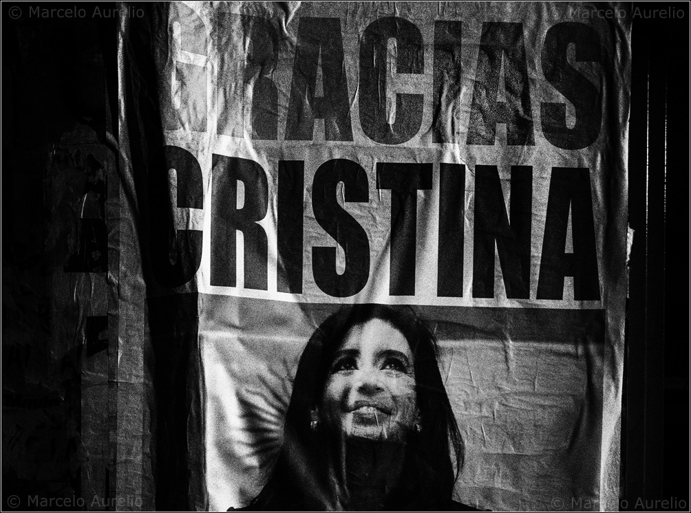 Gracias Cristina. Buenos Aires, 2014. © Marcelo Aurelio