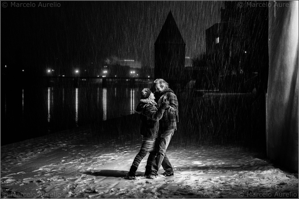 Aunque siga cayendo la nieve... Tango en Passau, 2015. © Marcelo Aurelio