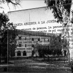 ESMA - Carta abierta de un escritor a la junta militar, Rodolfo Walsh. Instalación de León Ferrari. Buenos Aires. © Marcelo Aurelio