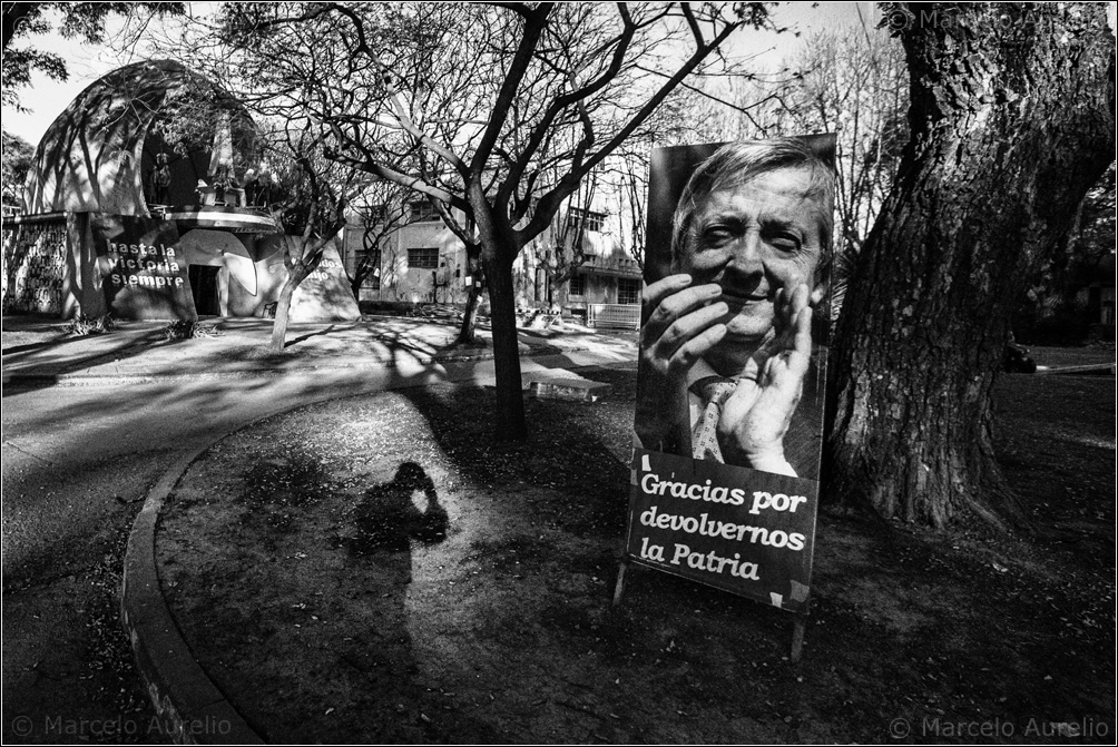 A 5 años de tu partida. #NestorEnMiCorazon - Ex ESMA. Buenos Aires. © Marcelo Aurelio