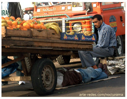 por la calle en Casablanca, Marruecos