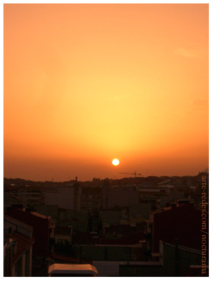 atardecer en Terrassa, Barcelona