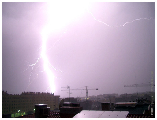 Radiant. Photo Friday. Rayos sobre Terrassa, Barcelona.