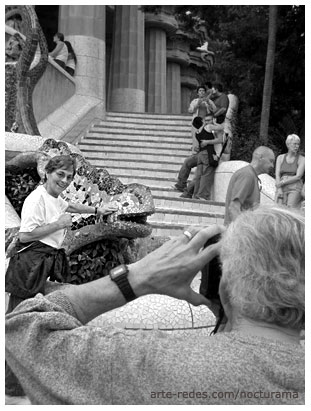 Parc Guell . Barcelona