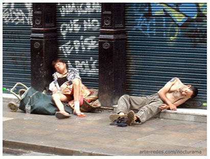 vivir en la calle. Barcelona