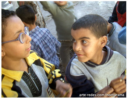 Miradas - Taller en el Parc de l’Hermitage - Asociación de Artistas La Source du Lion - Casablanca 