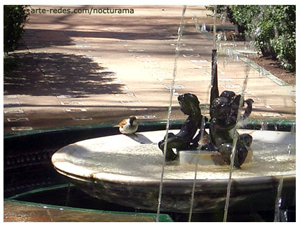 En el jardín de la casa museo de Joaquín Sorolla. Madrid