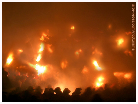 celebración de La Patum, Berga - comarca del Berguedà