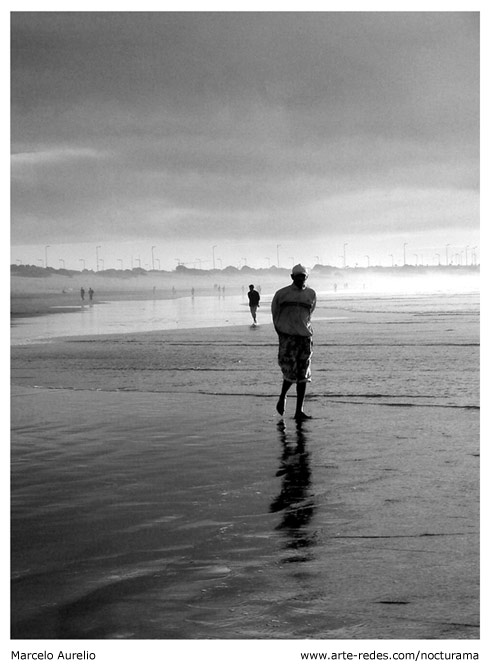 en la playa de Casablanca, Marruecos