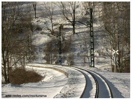 De  Queralbs a Nuria, Vías del tren de Cremallera