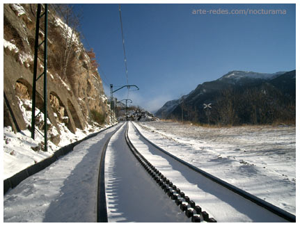 De Queralbs a Nuria, Vías del tren de Cremallera