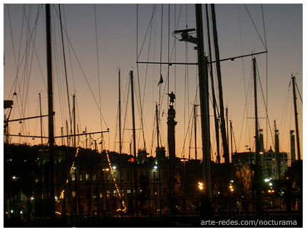 Tierra.. Tierra a la vista.. Port Vell. Paseo Marítimo. Barcelona