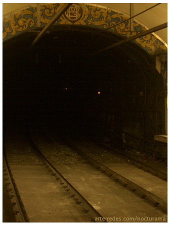 Túnel de la estación de metro Fontana, Barcelona
