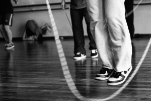 Una clase de Analia Gonzalez en el Estudio Olga Ferri. Buenos Aires, 2010. © Marcelo Aurelio